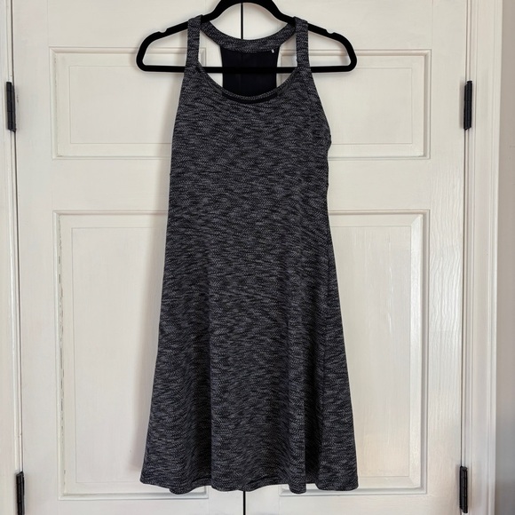 MPG Size Small Athletic Heather Gray Black Sleeveless‎ Halter Mini Dress Tennis - Picture 1 of 9